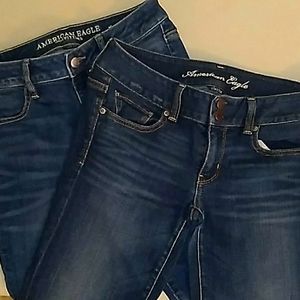 2 Pairs American Eagle Jeans